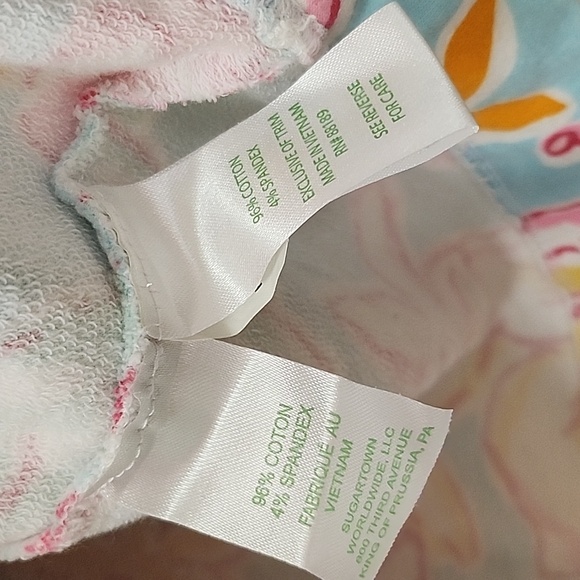 Lilly Pulitzer Tops Skipper Popover Floral Quarter-Zip Pullover Size Meduim - Picture 16 of 16